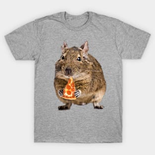 Degu loves eating pizza T-Shirt